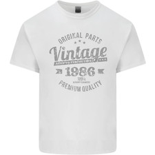 Vintage Year 40th Birthday 1986 Mens Cotton T-Shirt Tee Top