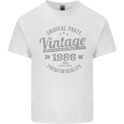 Vintage Jahr 39. Geburtstag 1986 Herren Baumwolle T-Shirt Tee Oberteil