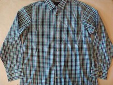 Banana Republic Shirt Men's XL Blue Non Iron Slim Fit Long Sleeve Button Up