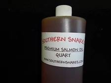 32 OZ PURE ALASKAN SALMON OIL TRAPPING LURE RACCOON FOX MINK OTTER TRAP QUART