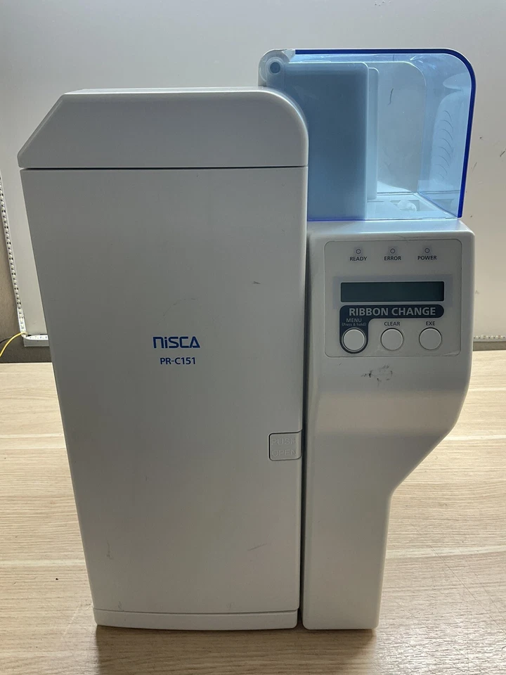 NISCA PR-C151 DUAL-SIDED ID CARD PRINTER /FOR PARTS  /JUA527 - Image 2 of 4