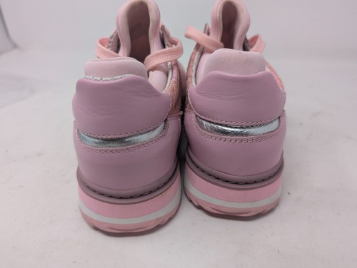 EXCELLENT! Dolce Gabbana Pink Running Shoes Sneakers Lace Design Size 7 - Picture 5 of 7