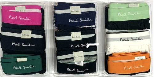 PAUL SMITH 3 PACK Boxers Briefs ASSORTED MENS NEW Trunks Shorts Small - Picture 5 of 16