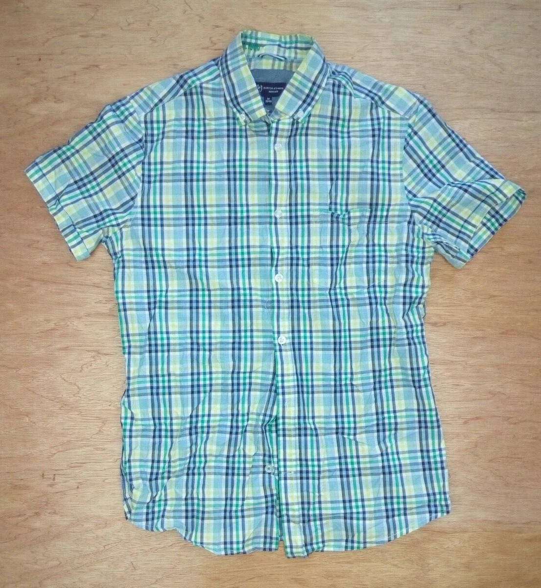 chemise manches courtes Burton of London Heritage homme M 39 40 eBay