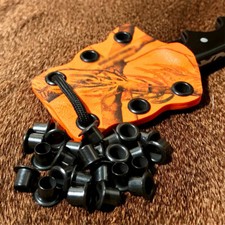 20PC 8-8 1/4" Silverish Rivets Eyelets Holster Sheath Hardware For Kydex US