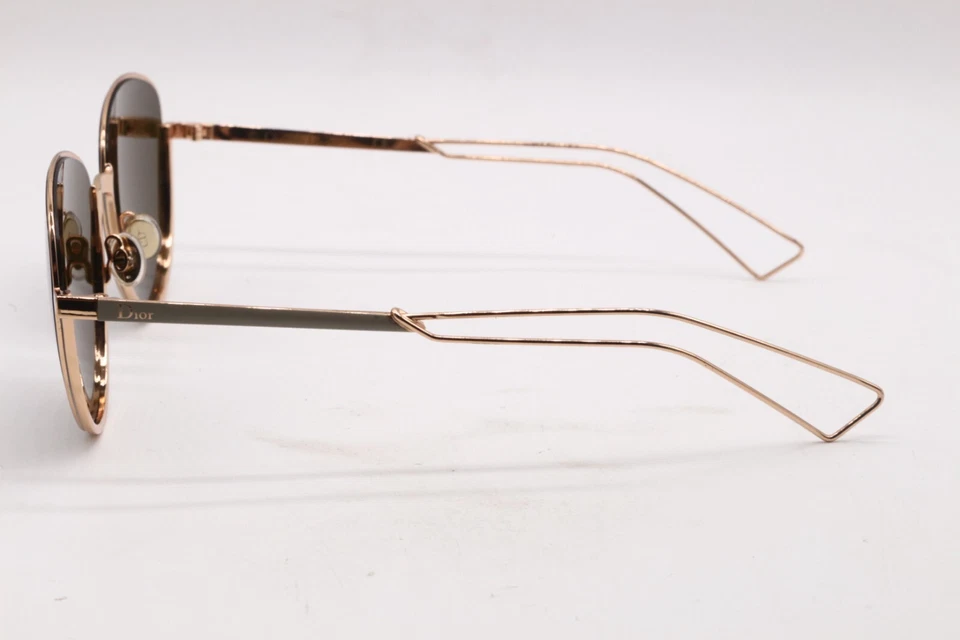 CHRISTIAN DIOR ULTRADIOR RCXEC ROSE GOLD WHITE AUTHENTIC FRAMES SUNGLASSES 56-19 - Image 3 of 4