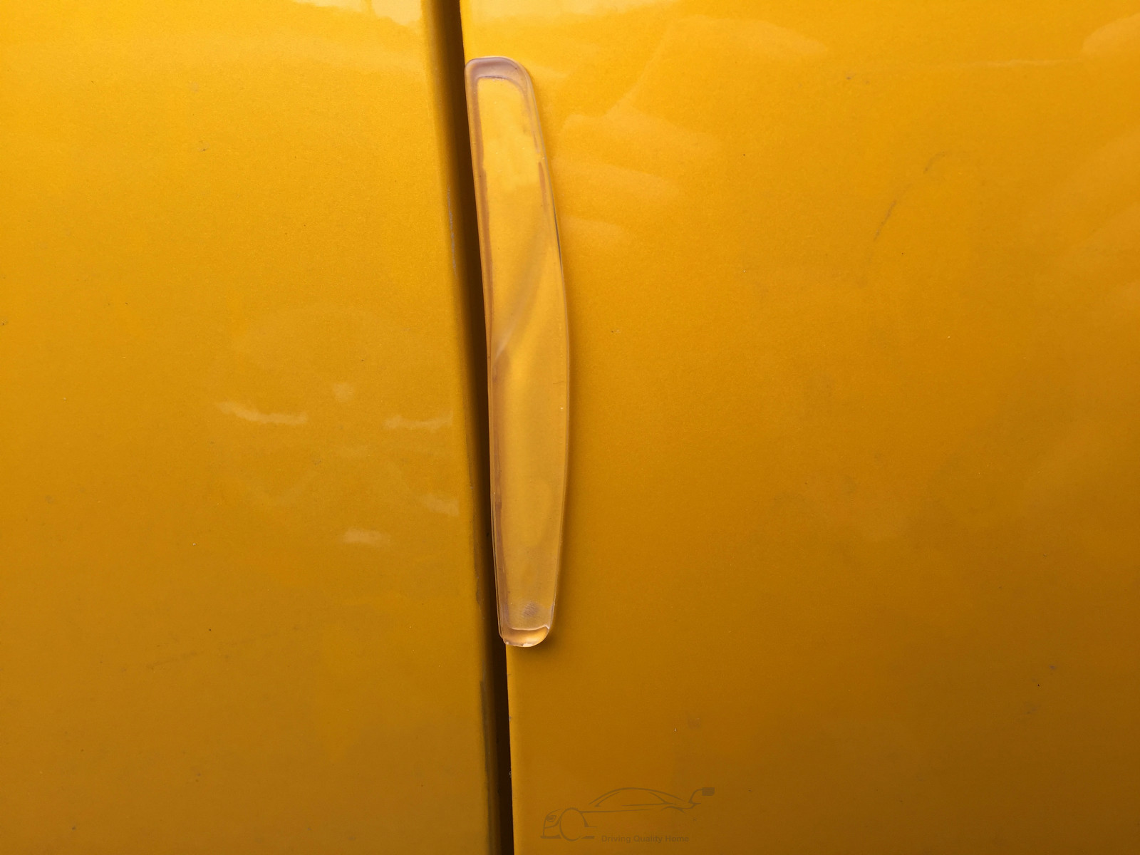 4 x CLEAR / TRANSPARENT, Car Door Protectors / Guards Strips. FRONT