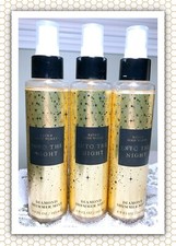Bath  Body Works INTO THE NIGHT Diamond Shimmer Sparkle Mist Spray 4.9 oz x3 