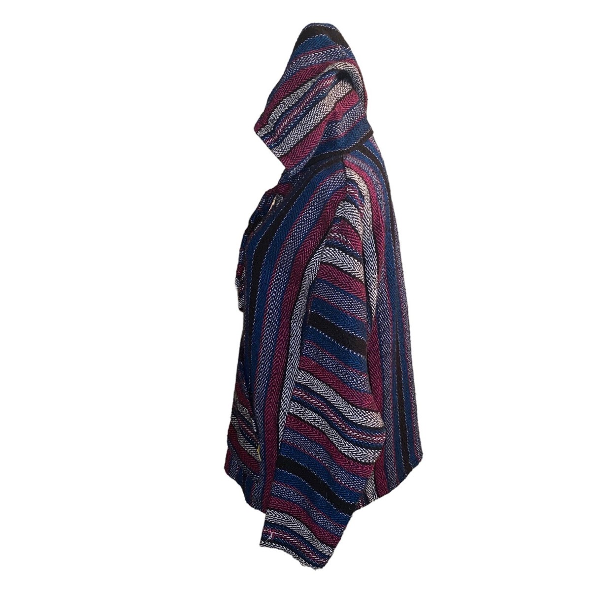 Vintage Artesanias Mr Molina Multicolor Baja Hoodie Size M | eBay