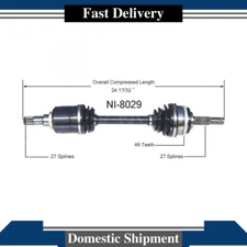 For 1992-1994 Nissan Maxima GXE & 1990-1992 Stanza 1 Front Left CV Axle CV Joint