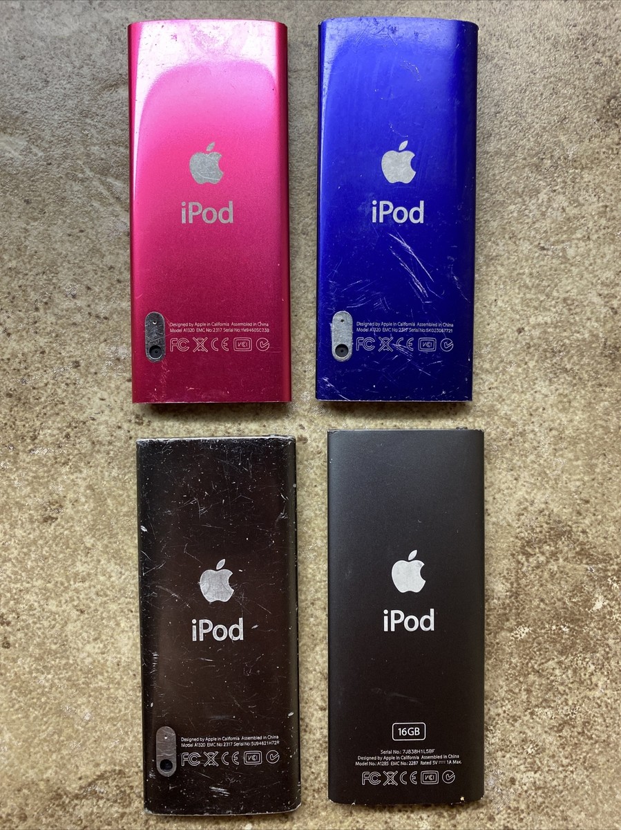 LOT OF 25 Assorted Apple iPods Classic, Touch, Nano, Shuffle