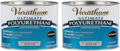 Varathane 200241H-2PK Water-Based Ultimate Quart (2 Pack), Satin Finish 