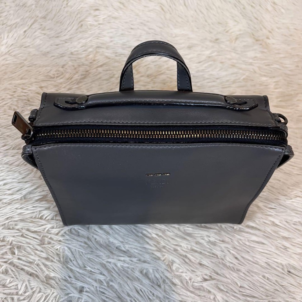 FENDI Mini messenger 2Way Selleria Gray eBay