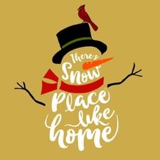 REUSABLE STENCIL ITEM 9334 U 12"X12" THERE'S SNOW PLACE- FALL MYLAR STENCILS