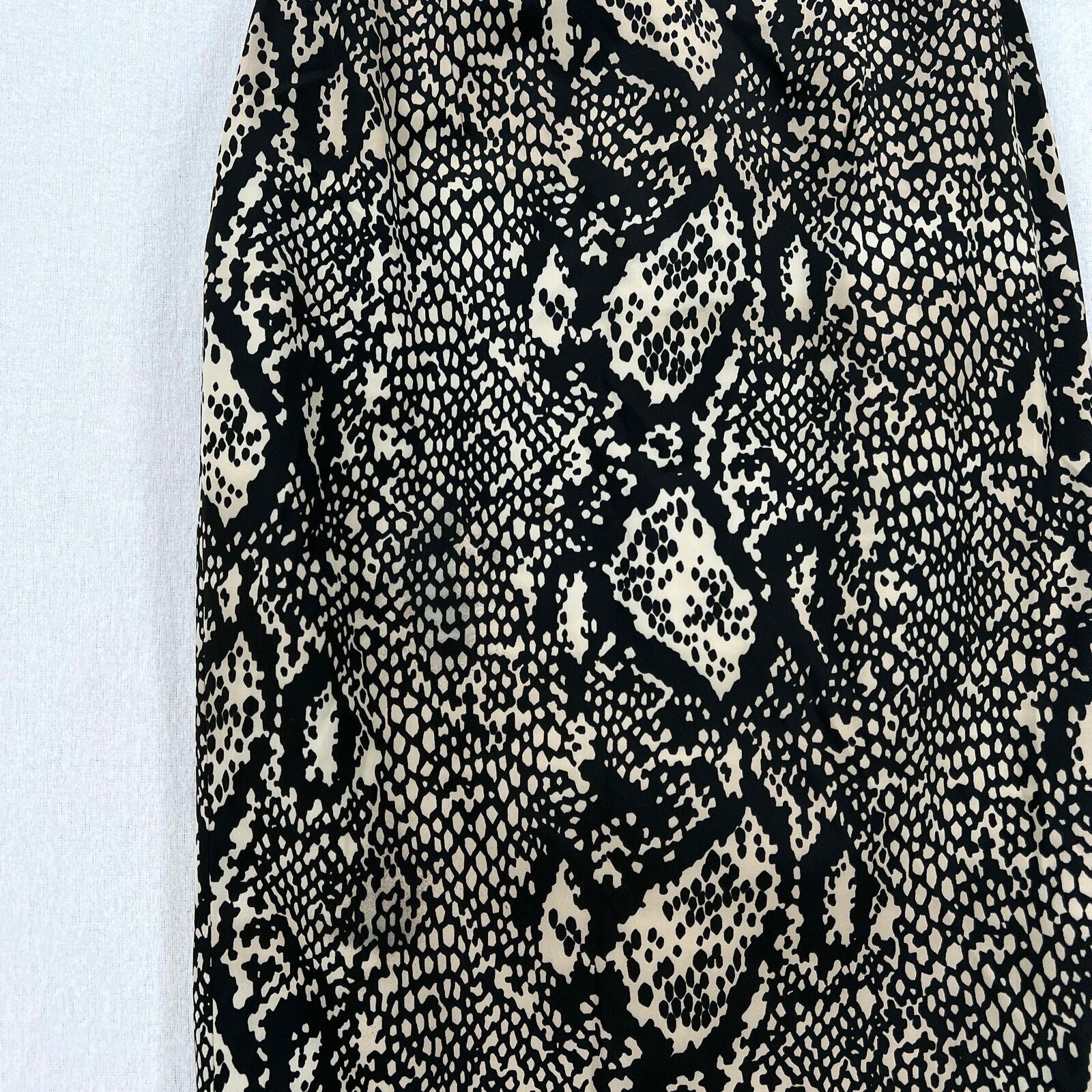 KAREN MILLEN Python Printed Halter Sheath Dress W… - image 6