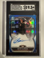 Bryce Eldridge 2023 Bowman 1st Bowman True Blue Auto 42/150 SGC 9.5/10 Mint