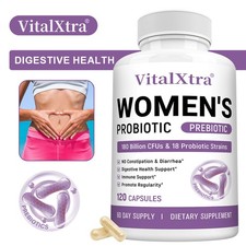 Women'S Probiotic 180 Billion Cfu Urinary Tract Digestive Health 30/60/120 Caps