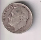 1947-P ROOSEVELT DIME 10¢ PHILADELPHIA 90% SILVER COIN UNITED STATES OF AMERICA