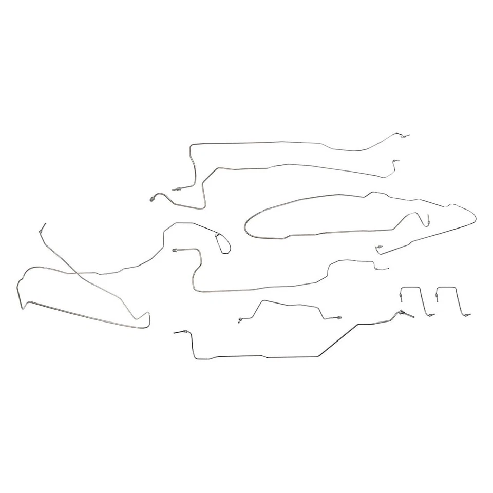 Juego de kit de línea de freno de acero inoxidable Dorman para 03-06 Chevy GMC Cadillac GM SUV Foto 2 de 2