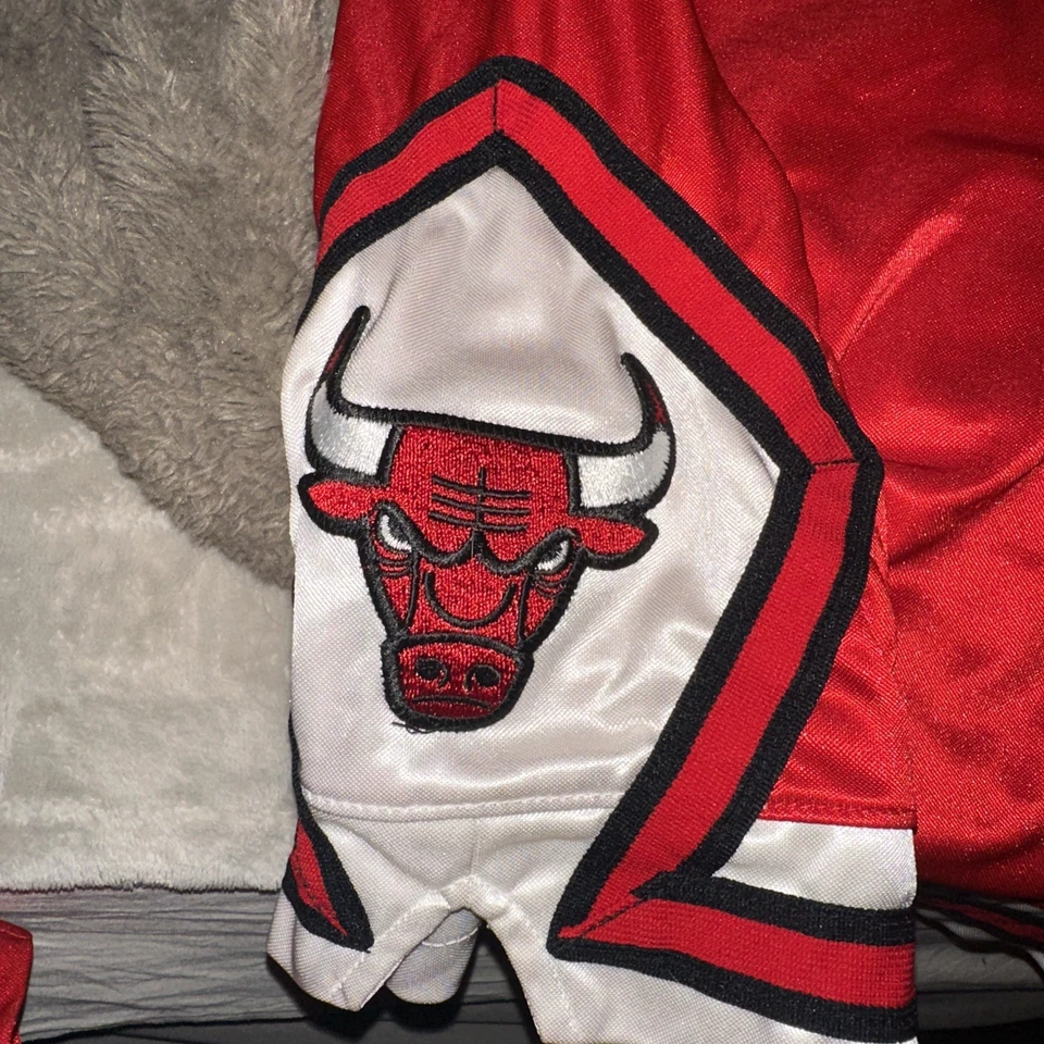 Authentic Adidas Chicago Bulls Game Worn used Issued Shorts NBA Size 46 - Image 4 of 4