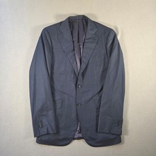 Loro Piana Blazer Mens 42 Blue Plaid Wool Cashmere Wish Suit Jacket Italy