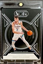 Chet Holmgren 2024-25 Panini Noir Silver Holo  Association Edition #29 25/49