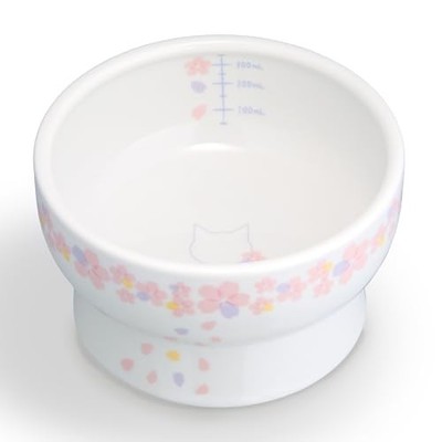 necoichi Cat Porcelain water Bowl SAKURA Limited