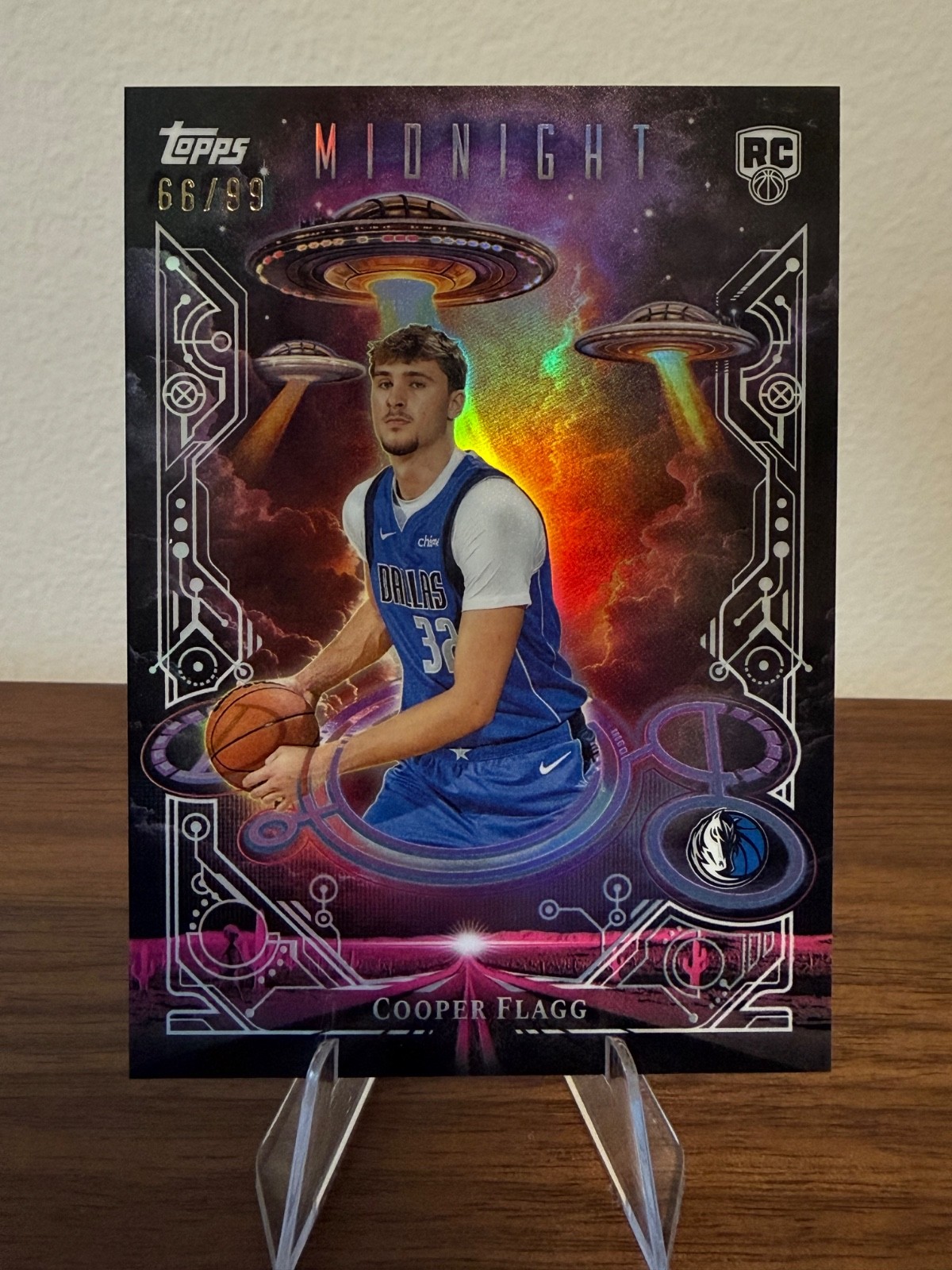 2025-26 Topps Midnight Basketball-Cooper Flagg-Daydreamers 66/99-DD-16-Mavericks