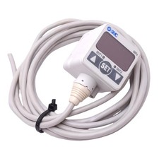 SMC ISE40-T1-22L Digital Pressure Switch, -0.1~1MPa 1/8NPT, NPN 80mA 12-24VDC