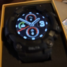 Reloj deportivo inteligente Alpha Gear Delta a prueba de golpes monitor de bienestar seguimiento de ejercicios