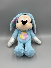 Mickey Mouse In Easter Bunny Costume Blue Plush 15 Stuffed Animal