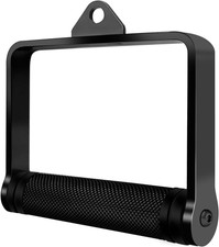 D Handle Cable Attachment for Weight Workout, Heavy Duty Steel with Non-Slip Rub