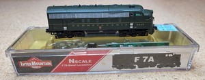 INTERMOUNTAIN N SCALE EMD F7A PENNSYLVANIA RR #9825 w/ DCC