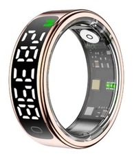 R13 Smart Ring Fitness Tracker Display Screen Heart Rate Size 8