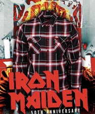 Dixxon Flannel Co "Iron Maiden 50th Anniversary" Shirt Men's Size: LT Large Tall