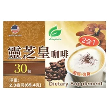 2 in 1 Reishi Coffee, 30 Bags, 2.3 oz (65.4 g) Each