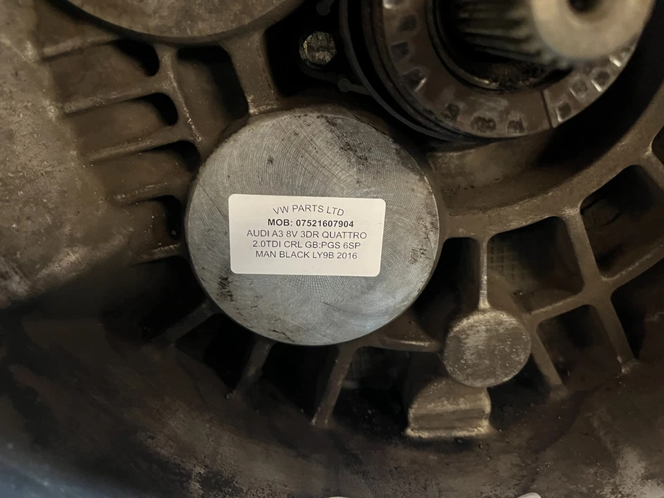 AUDI A3 8V VW SEAT SKODA PGS GEARBOX STOP & START 6SP MANUAL 2.0TDI CRL 13-18 - Image 2 of 4