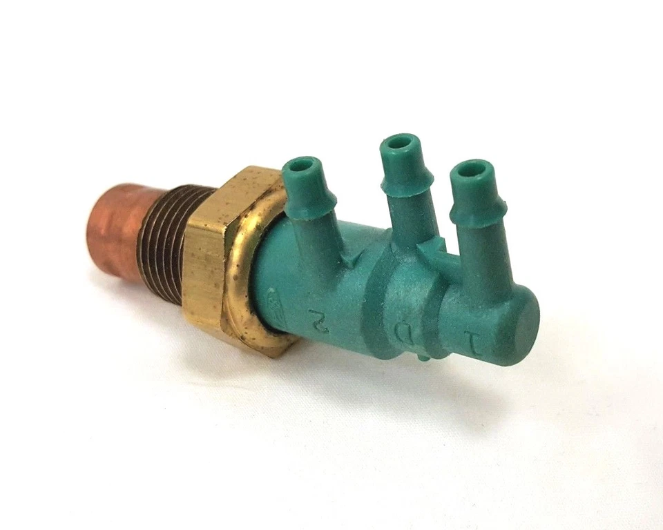 Interruptor de vacío con puerto OEM Ford DY173 74-96 Mustang Thunderbird F150 Crown Vic. Foto 4 de 4