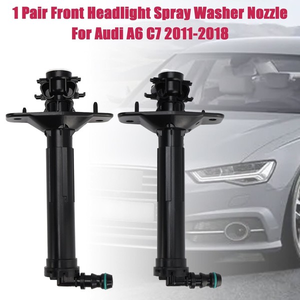 1 Paar FrontsprüHkopf FüR Audi A6 C7 2011-2018 FüR Waschanlage-image