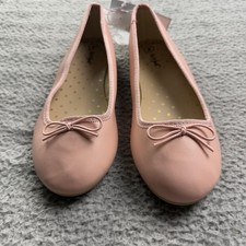Cat Jack Shoes Girls Size 5 Pink Diana Dress Ballet Flats Memory Foam New