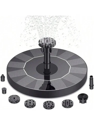 Bird Bath Fountain Solar Powered Water Pump Floating Outdoor Pond Garden Pool AU - Picture 3 of 4