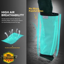 CareMaster Horse Fly Boots Set of 4 Mesh Leggings Non-Slip Breathable