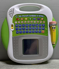 LeapFrog Mr. Pencil's Scribble Write Learning Toy Green White ABC 123 Letters
