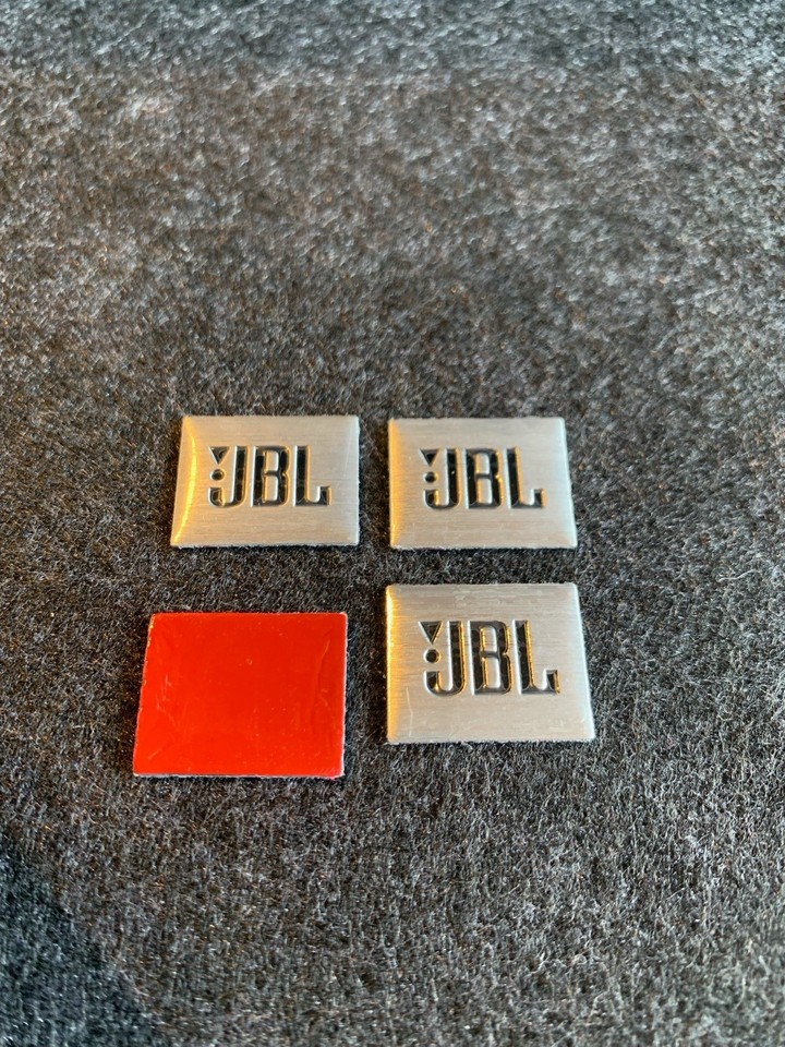 4 x JBL Lautsprecher Aufkleber Sticker Audio - Aluminium Emblem | eBay