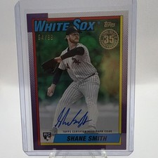 2025 Topps Update - 1990 Autographs Shane Smith RC #90AU-SSM /99 White Sox