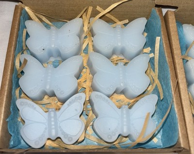 wax melts SEA BREEZE stark duftende Geschenkbox Portofrei X6 Schmetterling   60g Wachs 