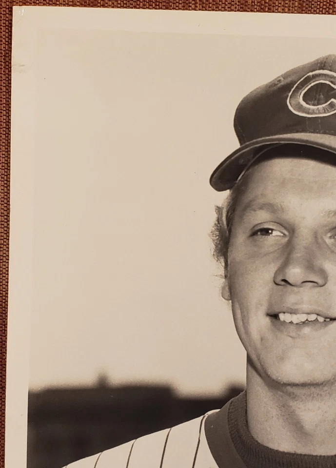 Foto original de béisbol de colección de los Chicago Cubs de Burt Hooton de 8x10 JSA Foto 2 de 4