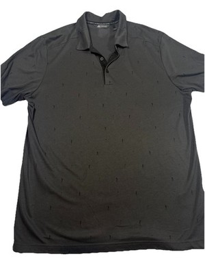 Adidas Adicross Golf Polo Men's Large Black Performance Stretch Casual Shirt