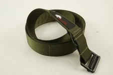 Wolf Tactical Heavy Duty Riggers Belt Large 1.75” Green Woven Nylon EDC No Hole