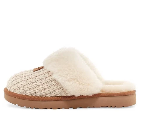 BEST SELLER UGG Cozy Knit Slippers - Cream, Medium